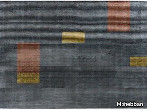 LINES - L2 - Handmade viscose rug _ Mohebban