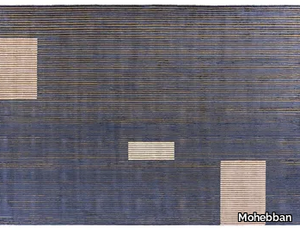 LINES - L4 - Handmade viscose rug _ Mohebban