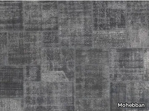 PATCHWORK DARK GRAY - Patchwork custom rug _ Mohebban