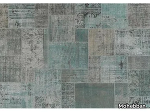 PATCHWORK JEANS BLUE - Patchwork handmade rug _ Mohebban