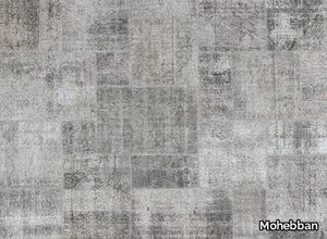 PATCHWORK LIGHT GRAY - Patchwork handmade rug _ Mohebban