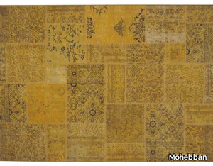 PATCHWORK YELLOW - Patchwork handmade rug _ Mohebban