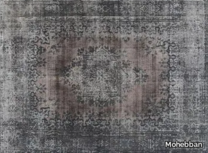 VINTAGE DARK GRAY - Vintage style custom rug _ Mohebban