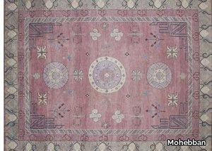 KHOTAN - KH108D - Patterned handmade rug _ Mohebban