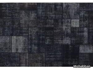 PATCHWORK NAVY BLUE - Patchwork handmade rug _ Mohebban