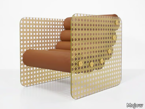 MW02 CANNAGE GOLD - Upholstered armchair _ Mojow