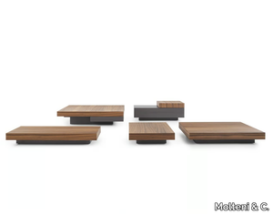 MARTEEN - Low wooden coffee table _ Molteni & C.