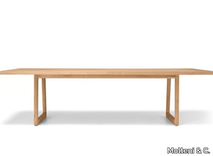 FAIRMOUNT - Rectangular teak garden table _ Molteni & C.