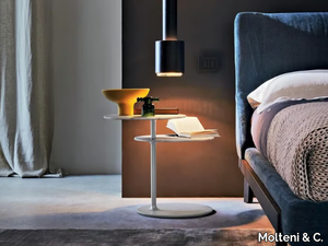 VICINO - Swivel marble side table _ Molteni & C.