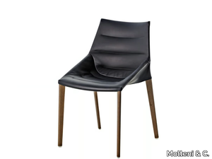 OUTLINE - Ergonomic upholstered leather chair _ Molteni & C.