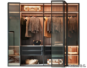 GLISS MASTER SISTEMA 7 - Sectional walk-in wardrobe _ Molteni & C.