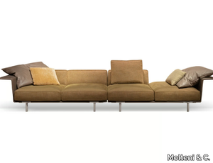 GREGOR - Sectional fabric sofa _ Molteni & C.