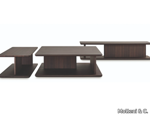 HUGO - Low wooden coffee table _ Molteni & C.