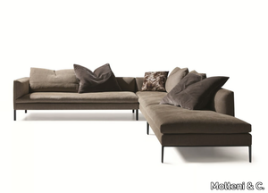 PAUL - Sectional fabric sofa _ Molteni & C.