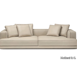 AUGUSTO - 4 seater leather sofa _ Molteni & C.