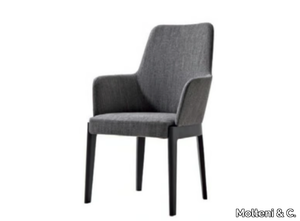 CHELSEA - Upholstered chair with armrests _ Molteni & C.