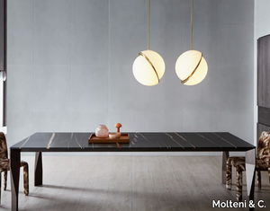 DIAMOND - Rectangular marble dining table _ Molteni & C.