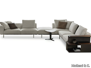 GREGOR - Corner sectional fabric sofa _ Molteni & C.