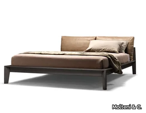 WISH - Double bed with upholstered headboard _ Molteni & C.