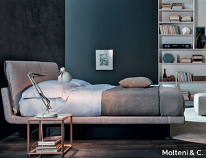 HONEY - Fabric storage bed with upholstered headboard _ Molteni & C.