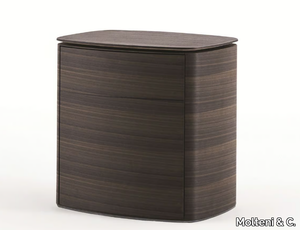 4040 - Rectangular wooden bedside table with drawers _ Molteni & C.