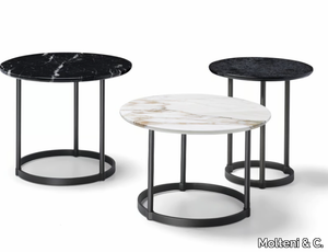 REGENT - Round marble coffee table _ Molteni & C.