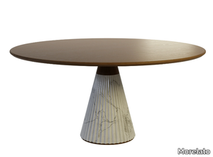 MARILYN - Oval ash table _ Morelato