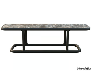 BELLAGIO - Low rectangular wooden coffee table _ Morelato