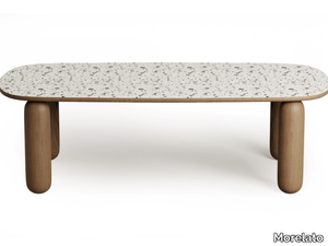 DOLMEN - Wooden dining table _ Morelato