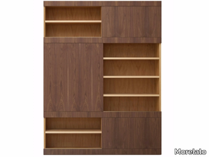 MASCHERA SCORREVOLE - Wooden bookcase _ Morelato