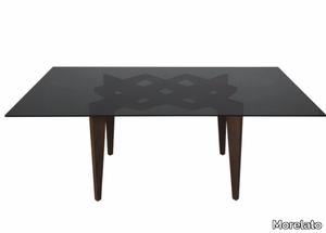 SPIDER - Rectangular ash and crystal table _ Morelato