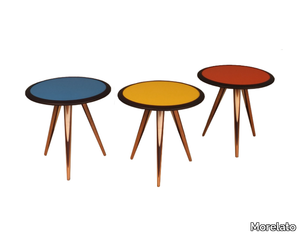 CARAMBOLA - Round wooden coffee table _ Morelato