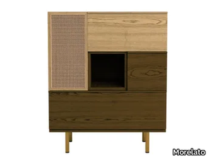 SWING - Wooden highboard with doors _ Morelato