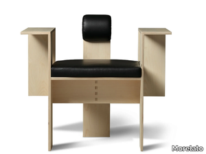 CHAISE MORELATO - Maple armchair with armrests _ Morelato