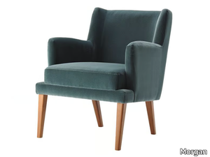 GOODWOOD - Fabric armchair with armrests _ Morgan