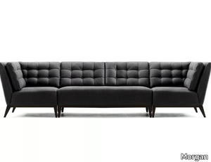 HAMPTON - Tufted modular fabric sofa _ Morgan