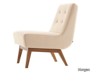 METRO - Fabric armchair with buttons _ Morgan