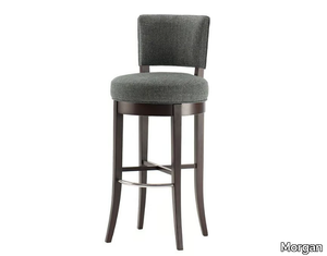 PASTILLE - Fabric barstool with footrest _ Morgan