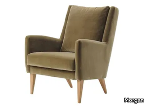 GOODWOOD - Fabric armchair with armrests _ Morgan