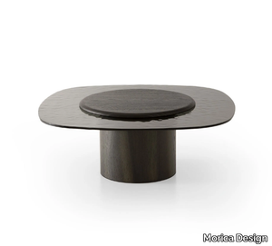 EGG - Wood and glass coffee table _ Morica Design