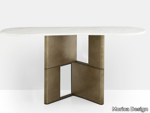 TETRIS - Oxdized bronze lacquered wood console table _ Morica Design