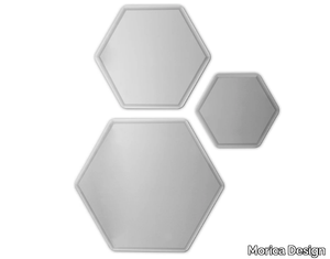 RUBY - Hexagonal wall-mounted mirror _ Morica Design