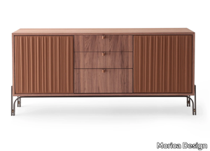 CANETTE.2A - Wooden sideboard with doors and drawers _ Morica Design