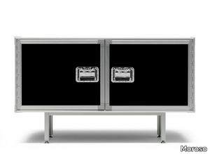 TOTAL FLIGHTCASE - Extruded aluminium and laminated multistructures sideboard _ Moroso