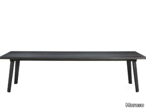 IL NATURALE - Rectangular solid wood table _ Moroso