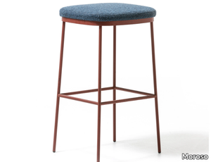 PRECIOUS - Upholstered steel stool _ Moroso