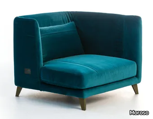 GIMME MORE - Fabric armchair with removable cover with armrests _ Moroso