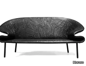 DOODLE - Leather sofa _ Moroso