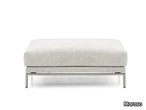 GENTRY - Upholstered fabric footstool _ Moroso