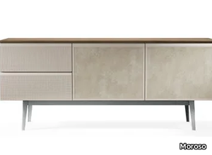 VOLTAIRE - Sideboard with doors and drawers _ Moroso